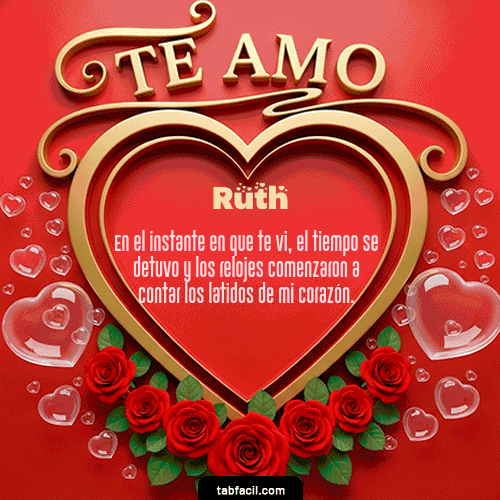 GIF de Ruth - Te Amo
