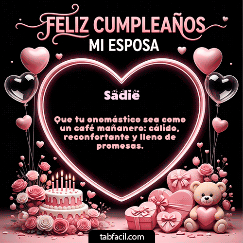 Feliz Cumpleaños Sadie GIF