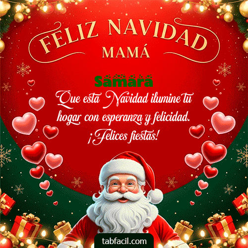 Ver GIF de Feliz Navidad Mamá GIF de Samara - Feliz Navidad Mamá