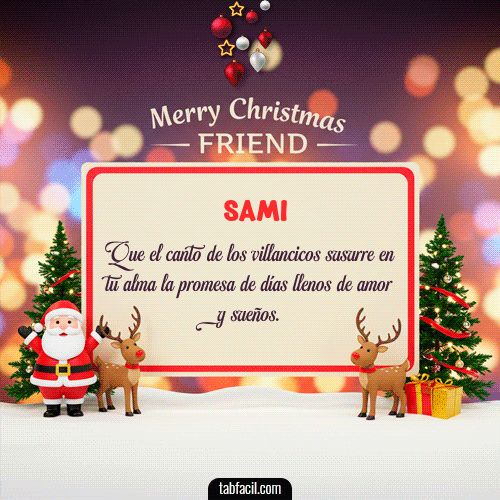 Feliz Navidad Sami GIF