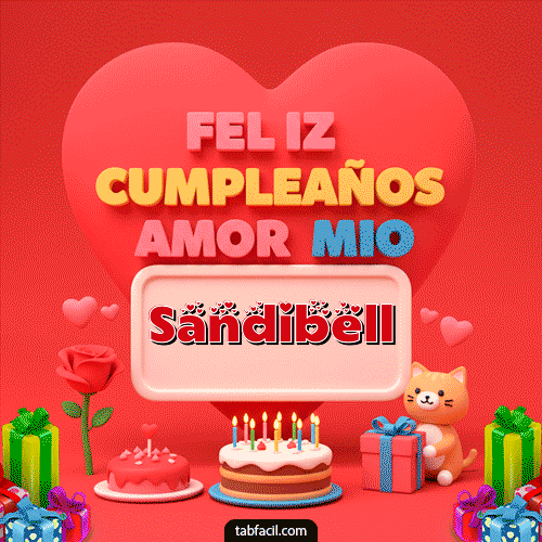 Feliz Cumpleaños Sandibell GIF