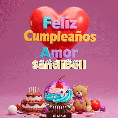 Feliz Cumpleaños Sandibell GIF