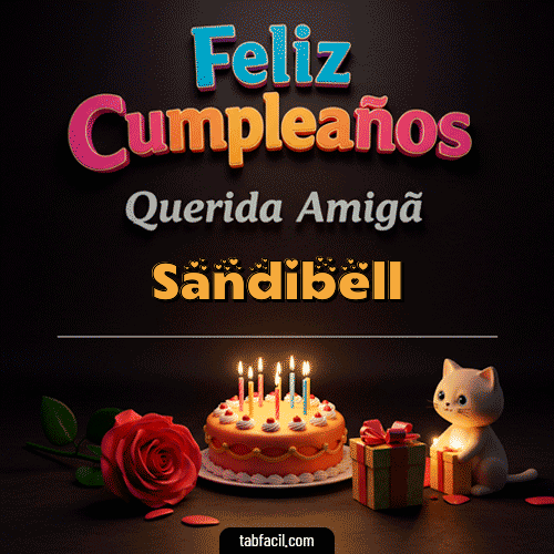 Feliz Cumpleaños Sandibell GIF