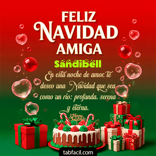 Feliz Navidad Sandibell GIF