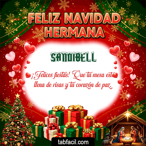 Feliz Navidad Sandibell GIF