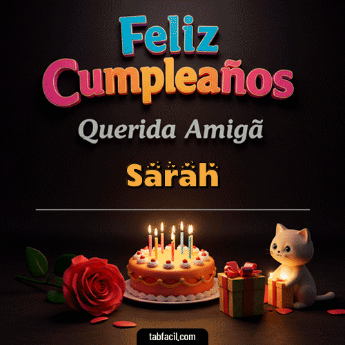Ver GIF de Feliz Cumpleaños Querida Amiga GIF de Sarah - Feliz Cumpleaños Querida Amiga