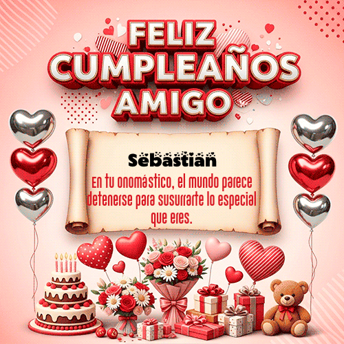 Feliz Cumpleaños Sebastian GIF