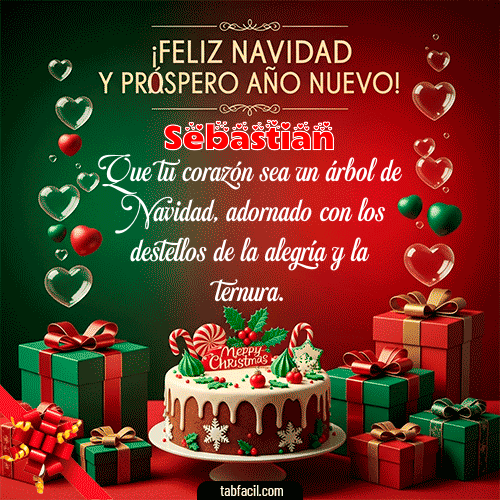GIF de Sebastian - Feliz Navidad y Próspero Año Nuevo