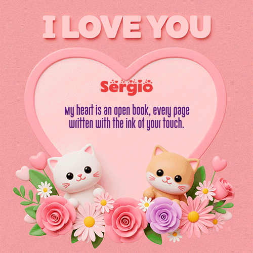 GIF de Sergio - Te Amo!!!