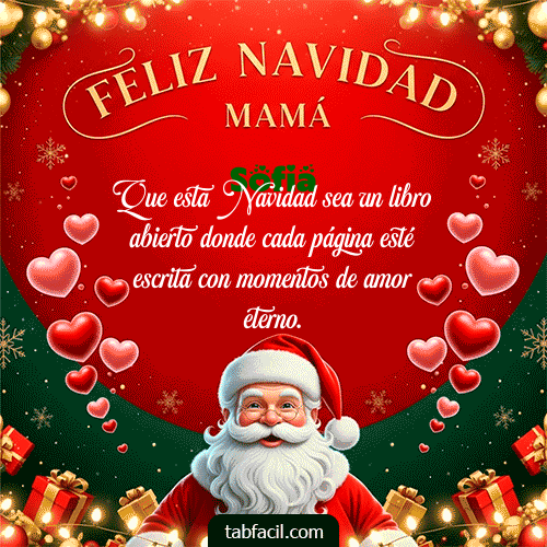 Ver GIF de Feliz Navidad Mamá GIF de Sofia - Feliz Navidad Mamá