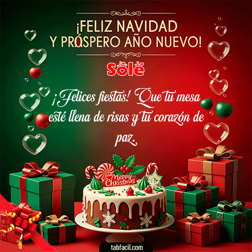 Feliz Navidad Sole GIF