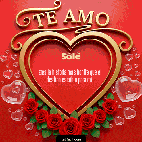 GIF de Sole - Te Amo