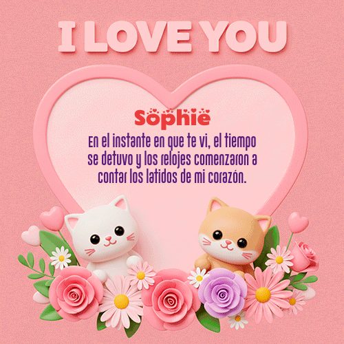 GIF de Sophie - Te Amo!!!