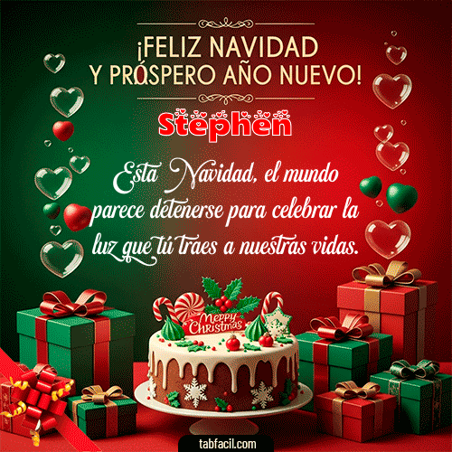 Feliz Navidad Stephen GIF