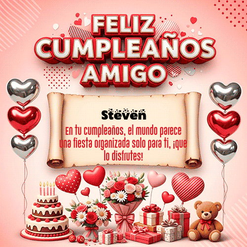 Feliz Cumpleaños Steven GIF