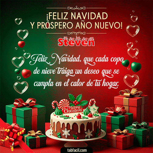 GIF de Steven - Feliz Navidad y Próspero Año Nuevo