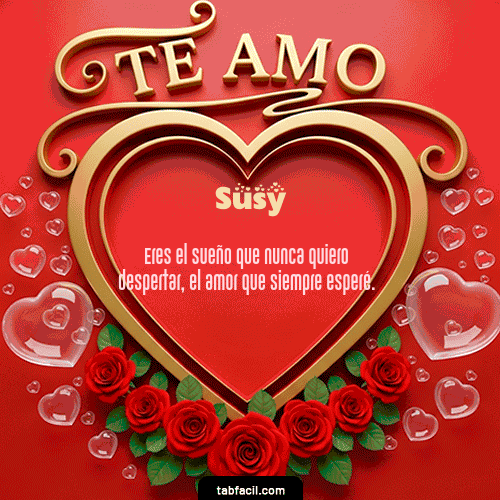 GIF de Susy - Te Amo