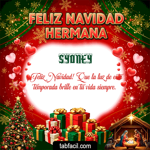 Ver GIF de Feliz Navidad Hermana GIF de Sydney - Feliz Navidad Hermana