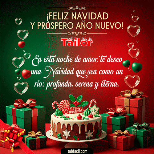 GIF Animado de Feliz Navidad para Tailor - Feliz Navidad y Próspero Año Nuevo