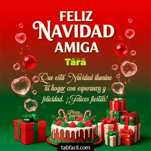 GIF de Tara - Feliz Navidad Amiga