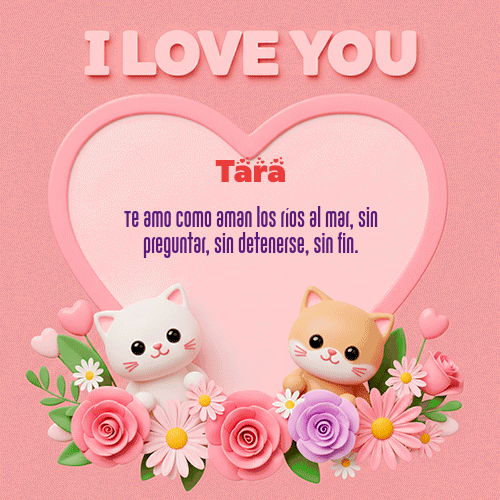 GIF de Tara - Te Amo!!!