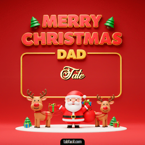 Feliz Navidad Tate GIF