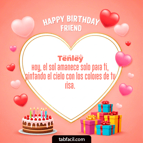 Feliz Cumpleaños Tenley GIF