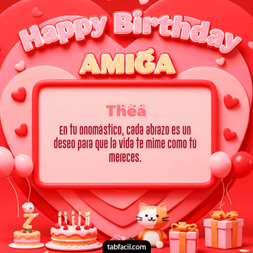 Ver GIF de 🍰 Happy BirthDay Amiga GIF de Thea - 🍰 Happy BirthDay Amiga
