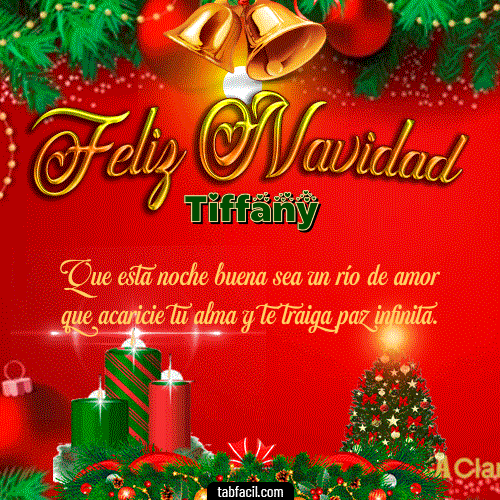 Ver GIF de Feliz Navidad GIF de Tiffany - Feliz Navidad