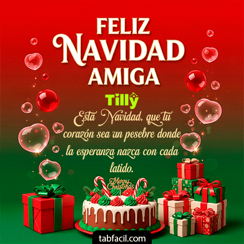 Ver GIF de Feliz Navidad Amiga GIF de Tilly - Feliz Navidad Amiga