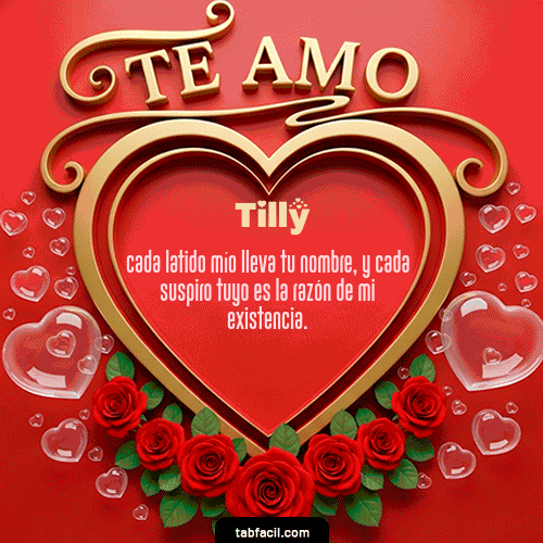 GIF de Tilly - Te Amo