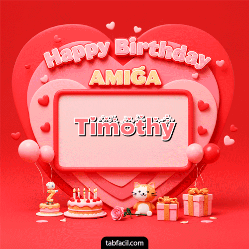 Feliz Cumpleaños Timothy GIF