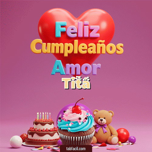 Feliz Cumpleaños Tita GIF