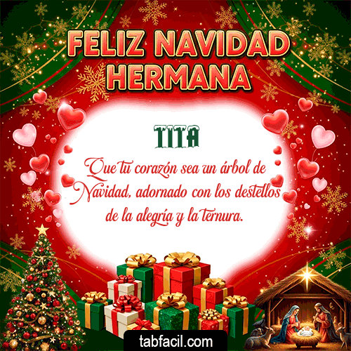 Feliz Navidad Tita GIF