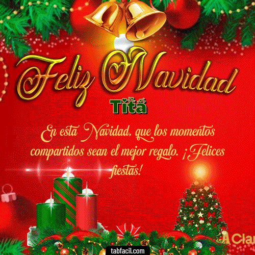 Feliz Navidad Tita GIF