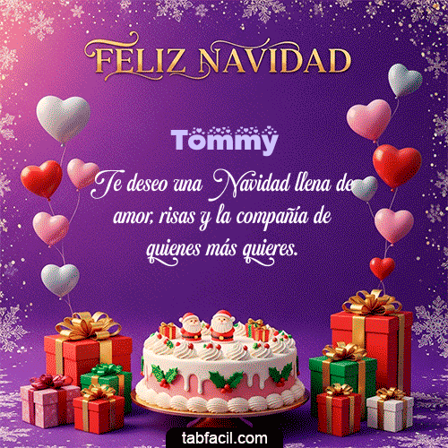 Feliz Navidad Tommy GIF