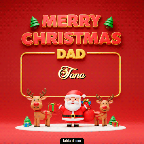 Feliz Navidad Tono GIF