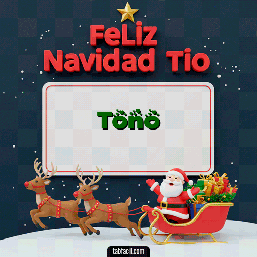 Feliz Navidad Tono GIF