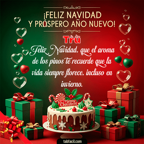 Ver GIF de Feliz Navidad y Próspero Año Nuevo GIF de Tru - Feliz Navidad y Próspero Año Nuevo