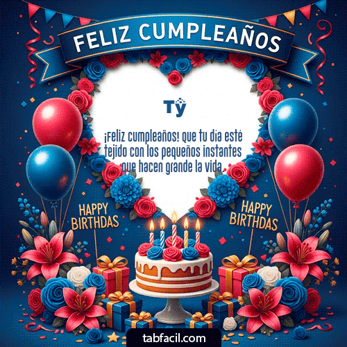 Feliz Cumpleaños Ty GIF