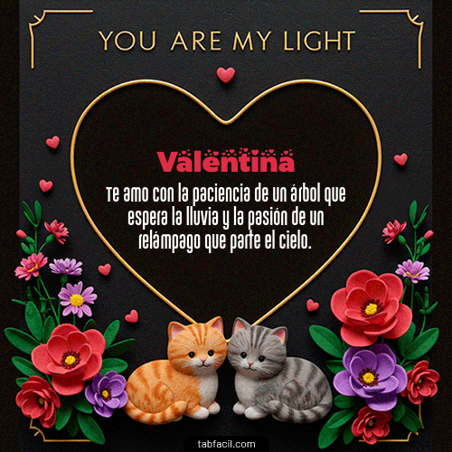 GIF de Valentina - Tú eres mi luz