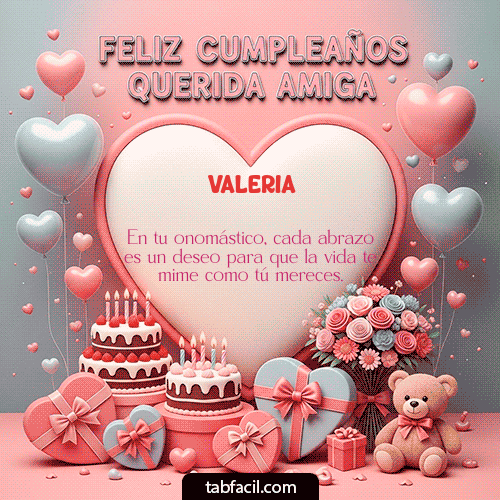 Feliz Cumpleaños Valeria GIF