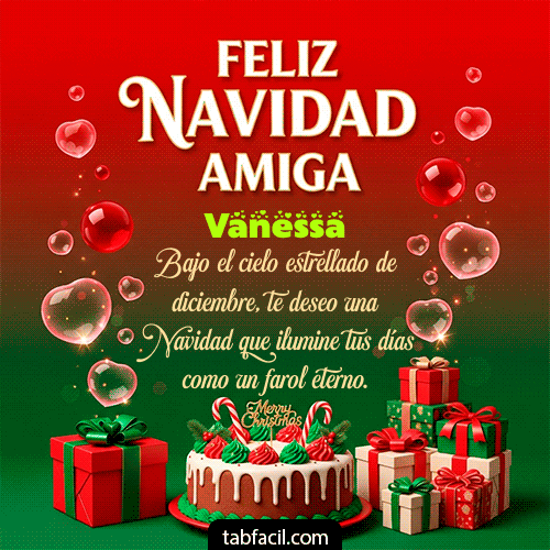 Ver GIF de Feliz Navidad Amiga GIF de Vanessa - Feliz Navidad Amiga