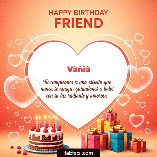Feliz Cumpleaños Vania GIF
