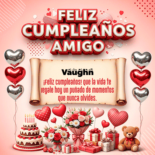 Feliz Cumpleaños Vaughn GIF
