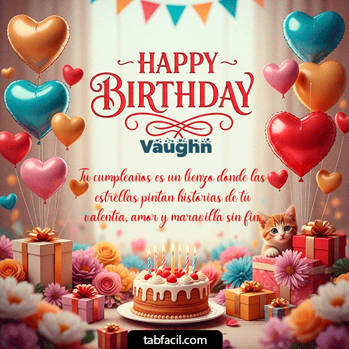 Feliz Cumpleaños Vaughn GIF