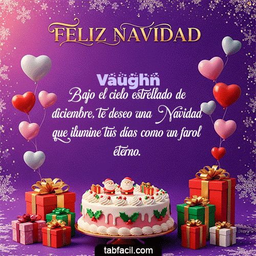 Feliz Navidad Vaughn GIF