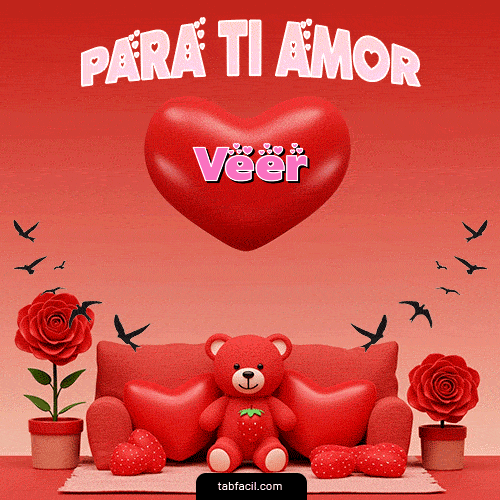 GIF Animado de Feliz Dia Amor para Veer - Para tí amor