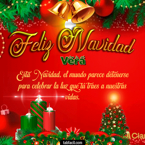 GIF de Vera - Feliz Navidad