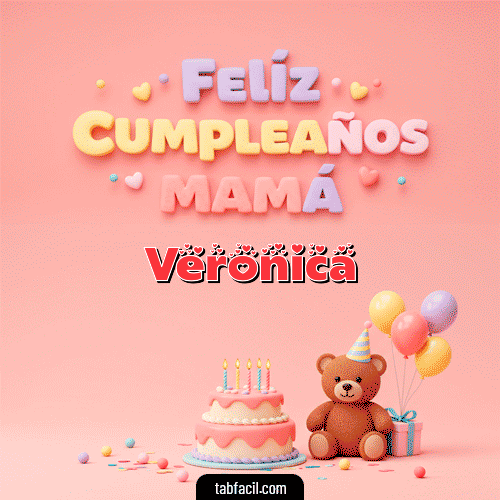 Ver GIF de 🤗 Feliz Cumpleaños Mamá GIF de Veronica - 🤗 Feliz Cumpleaños Mamá